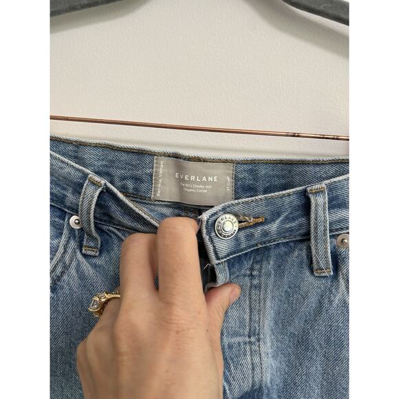 Everlane Cheeky High Rise Ankle Crop Womens Size 27 Jeans Light Blue - Picture 2 of 10